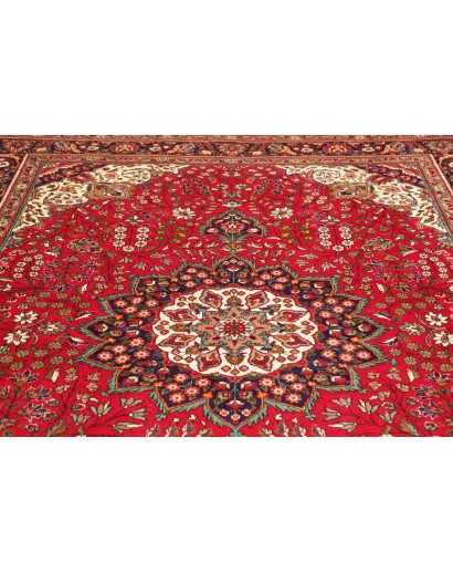 Tappeto Tabriz Persia marrone grigio 230x328