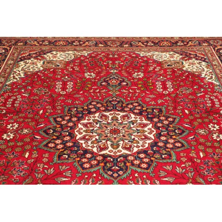 Tappeto Tabriz Persia marrone grigio 230x328