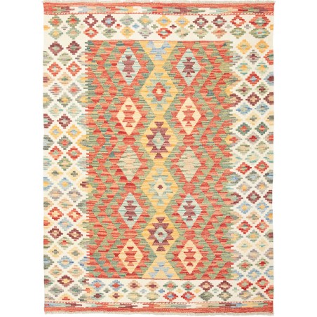 Tappeto Kilim Afghanistan marrone 132x178
