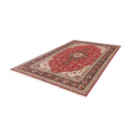 Tappeto Tabriz Persia marrone grigio 198x300