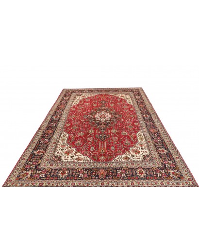 Tappeto Tabriz Persia marrone grigio 198x300