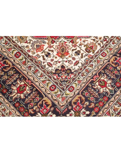 Tappeto Tabriz Persia marrone grigio 198x300