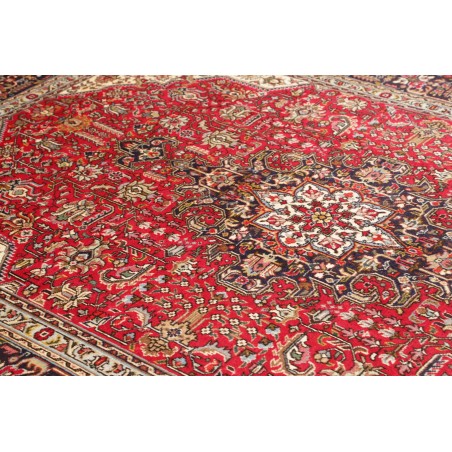 Tappeto Tabriz Persia marrone grigio 198x300