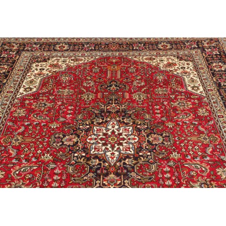 Tappeto Tabriz Persia marrone grigio 198x300