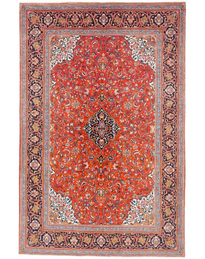 Tappeto Sarough Persia rosso beige 198x303