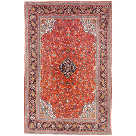Tappeto Sarough Persia rosso beige 198x303