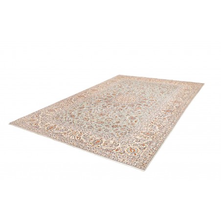 Tappeto Kashan Persia bianco verde 232x333