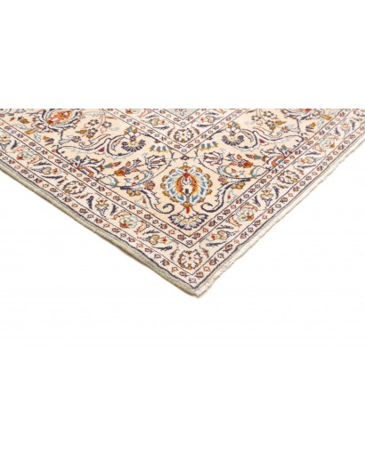 Tappeto Kashan Persia bianco verde 232x333