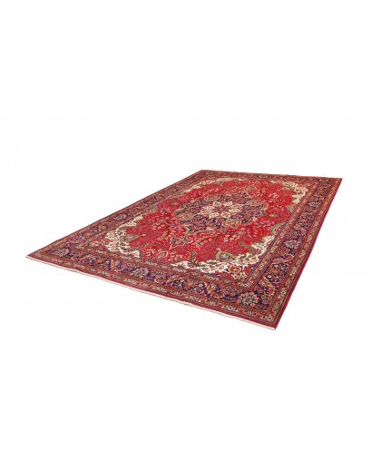 Tappeto Tabriz Persia marrone giallo 247x348