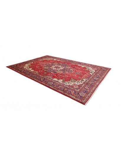 Tappeto Tabriz Persia marrone giallo 247x348