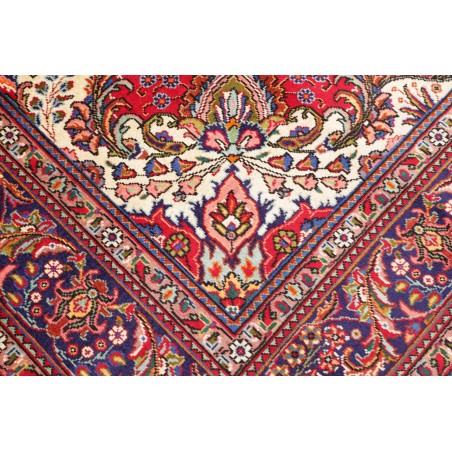 Tappeto Tabriz Persia marrone giallo 247x348
