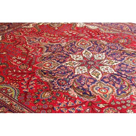 Tappeto Tabriz Persia marrone giallo 247x348