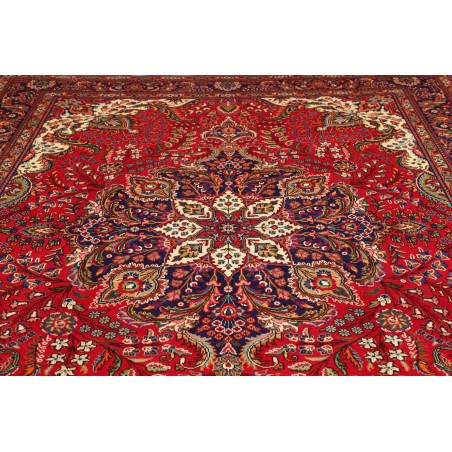 Tappeto Tabriz Persia marrone giallo 247x348
