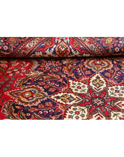 Tappeto Tabriz Persia marrone giallo 247x348
