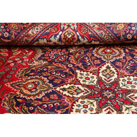 Tappeto Tabriz Persia marrone giallo 247x348