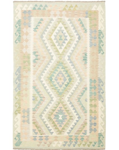 Tappeto Kilim Afghanistan bianco 120x193