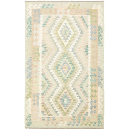 Tappeto Kilim Afghanistan bianco 120x193
