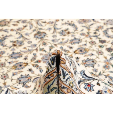 Tappeto Kashan Persia bianco grigio 245x350