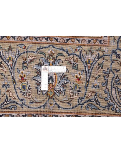 Tappeto Kashan Persia bianco grigio 245x350