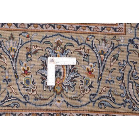 Tappeto Kashan Persia bianco grigio 245x350