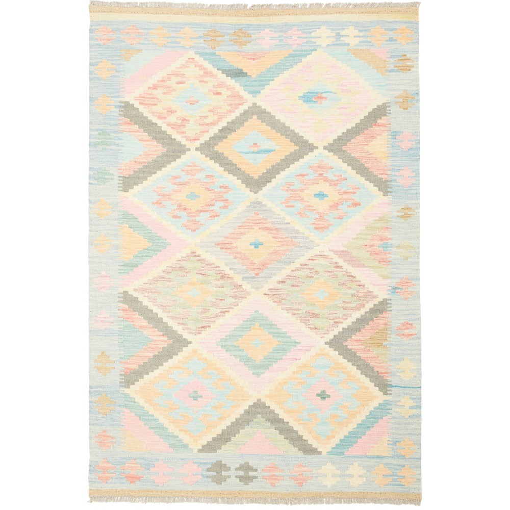 Tappeto Kilim Afghanistan bianco 120x178