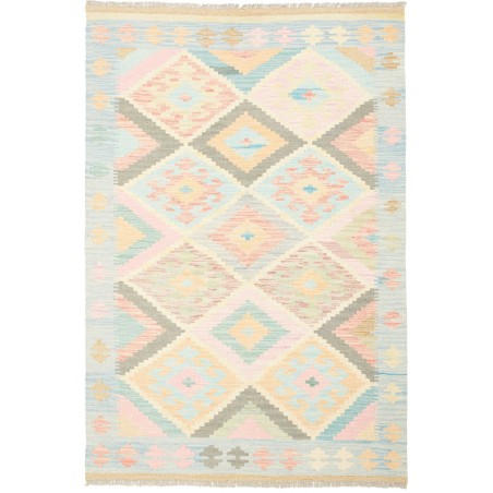Tappeto Kilim Afghanistan bianco 120x178