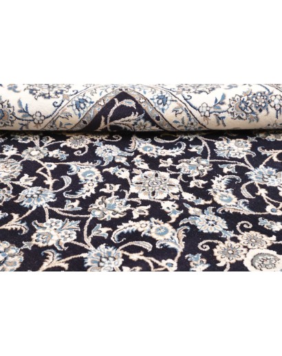 Tappeto Nain Kashmar Persia grigio 249x296