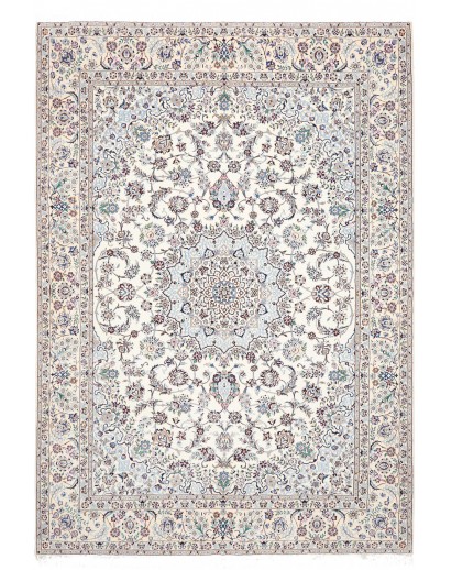 Tappeto Nain 9La Persia bianco grigio 246x346