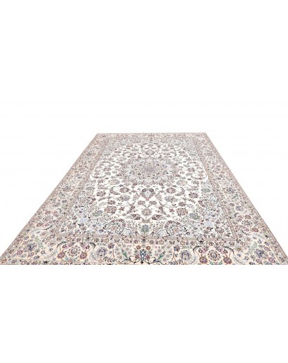 Tappeto Nain 9La Persia bianco grigio 246x346
