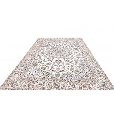 Tappeto Nain 9La Persia bianco grigio 246x346