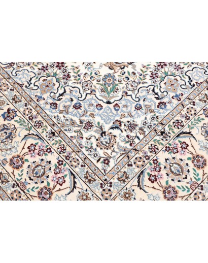 Tappeto Nain 9La Persia bianco grigio 246x346