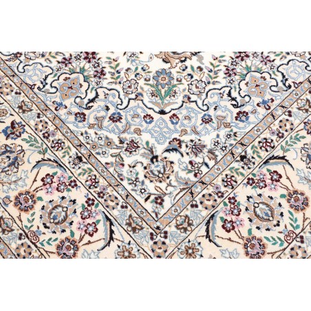 Tappeto Nain 9La Persia bianco grigio 246x346