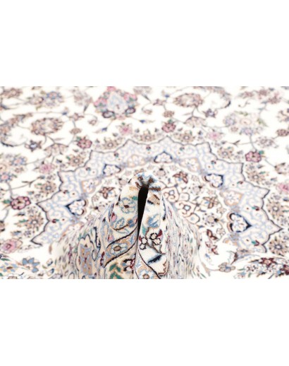 Tappeto Nain 9La Persia bianco grigio 246x346