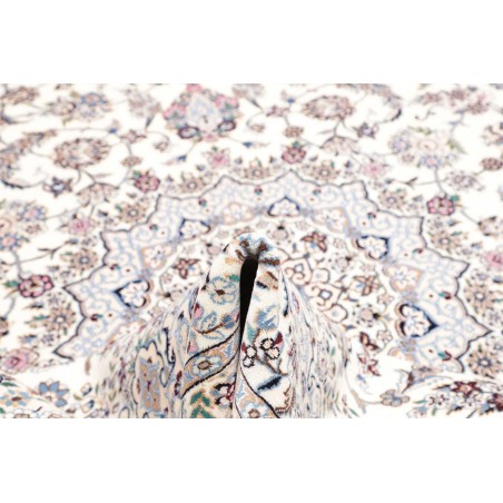 Tappeto Nain 9La Persia bianco grigio 246x346