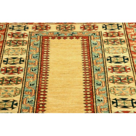 Tappeto Kazak Fine Pakistan bianco marrone 83x322