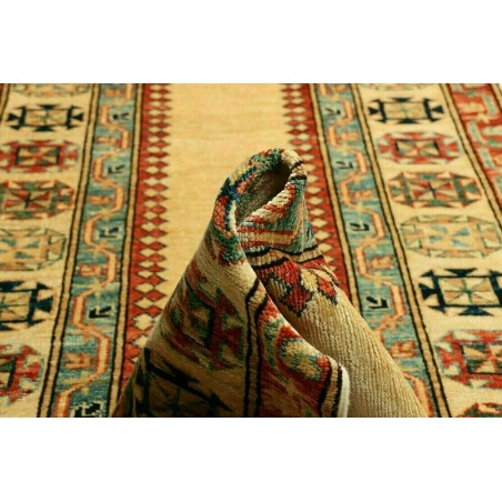 Tappeto Kazak Fine Pakistan bianco marrone 83x322