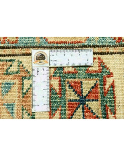 Tappeto Kazak Fine Pakistan bianco marrone 83x322