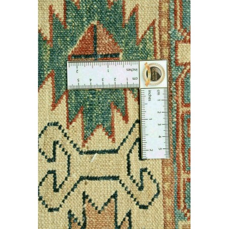 Tappeto Kazak Fine Pakistan marrone giallo 136x189