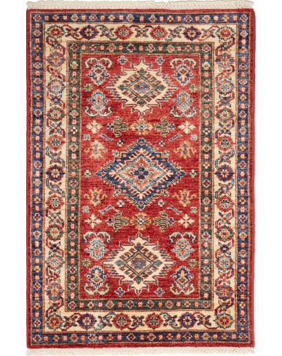Tappeto Kazak Fine Pakistan marrone giallo 76x117