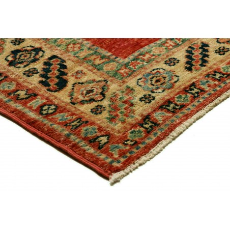 Tappeto Kazak Fine Pakistan marrone bianco 76x319