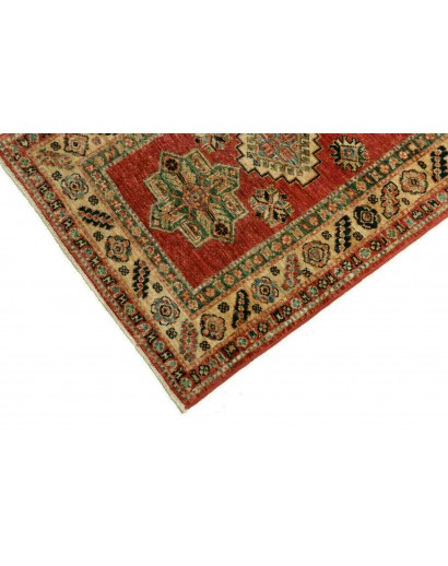 Tappeto Kazak Fine Pakistan marrone bianco 76x319