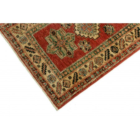 Tappeto Kazak Fine Pakistan marrone bianco 76x319