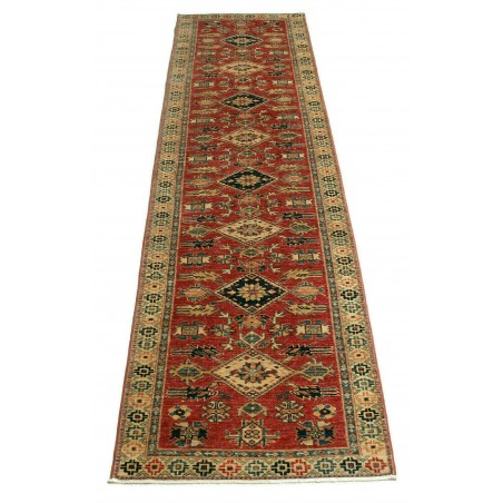 Tappeto Kazak Fine Pakistan marrone arancione 78x300