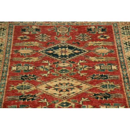 Tappeto Kazak Fine Pakistan marrone arancione 78x300