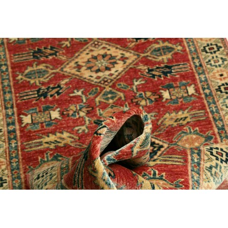 Tappeto Kazak Fine Pakistan marrone arancione 78x300