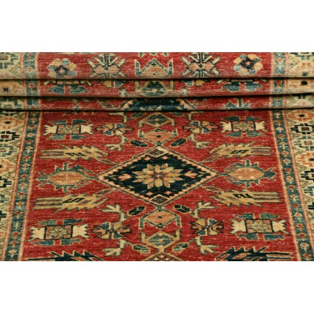Tappeto Kazak Fine Pakistan marrone arancione 78x300