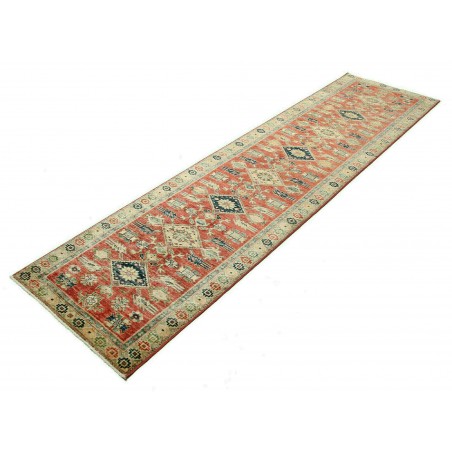 Tappeto Kazak Fine Pakistan bianco marrone 79x307