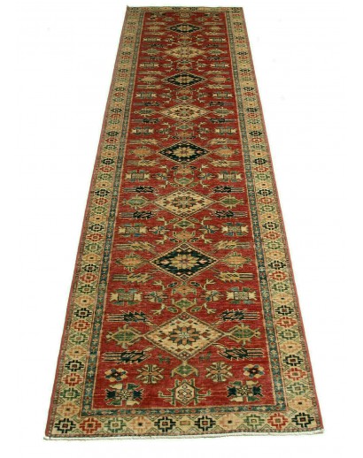 Tappeto Kazak Fine Pakistan bianco marrone 79x307