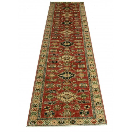 Tappeto Kazak Fine Pakistan bianco marrone 79x307