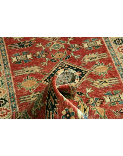 Tappeto Kazak Fine Pakistan bianco marrone 79x307
